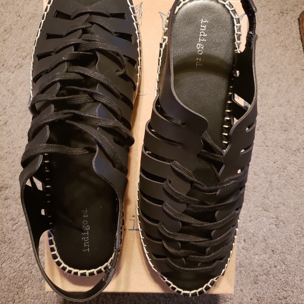 Black sandals